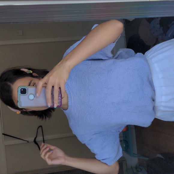 Lilac bulky 90s sweater - Picture 2 of 4